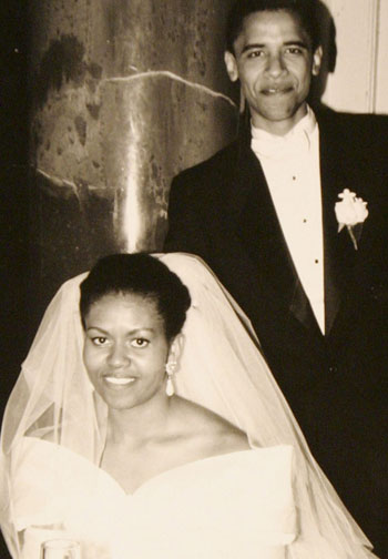 أوباما يوم الزفاف 1992
